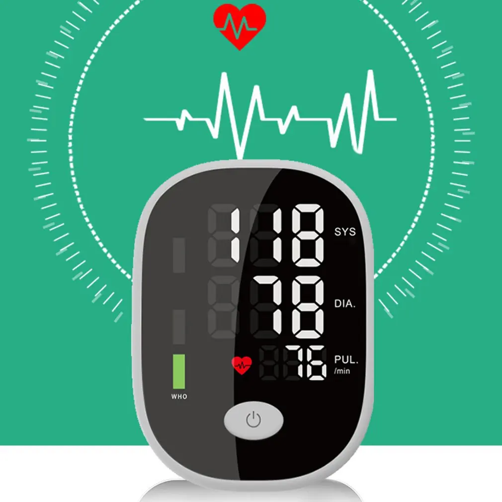 

Electronic Home Automatic Detection Sphygmomanometer Digital Measuring Monitor Meter English Voice Broadcast