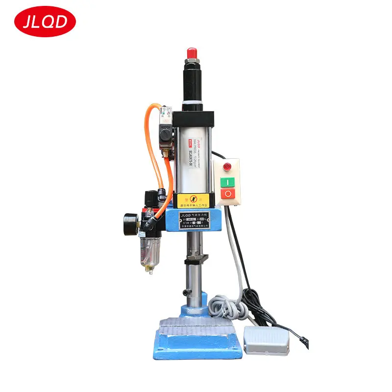 

Single column type JNA50 adjustable 0-200 kg miniature pneumatic components press punch small punching bench Pneumatic machinery