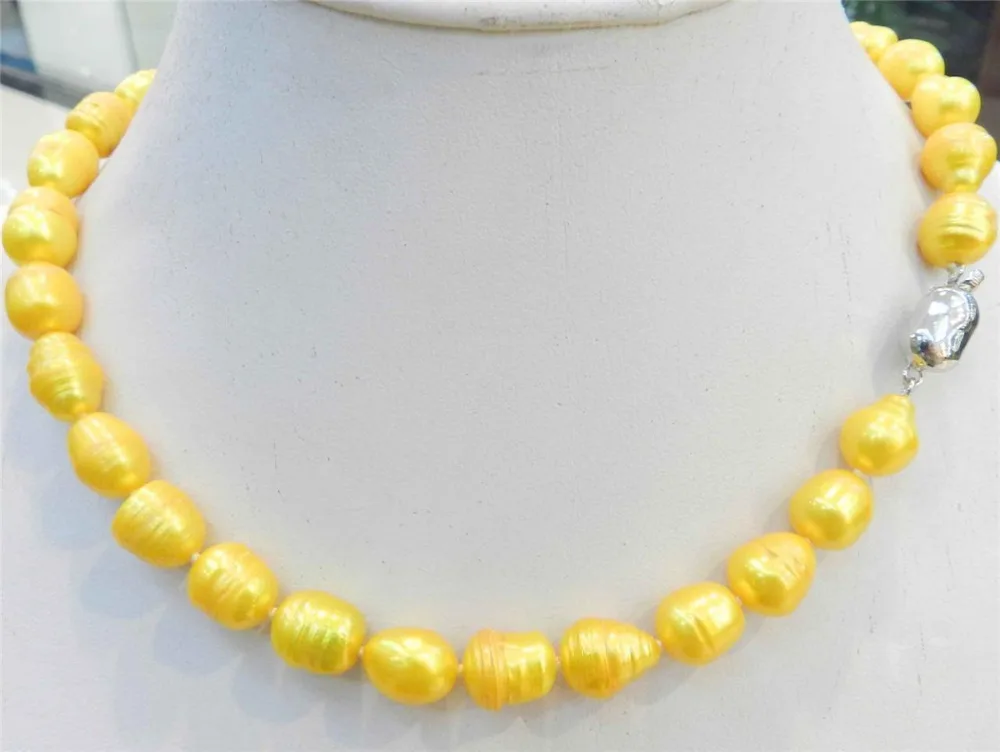 

new 10-11mm cultured freshwater pearl jewelry necklace 18inch