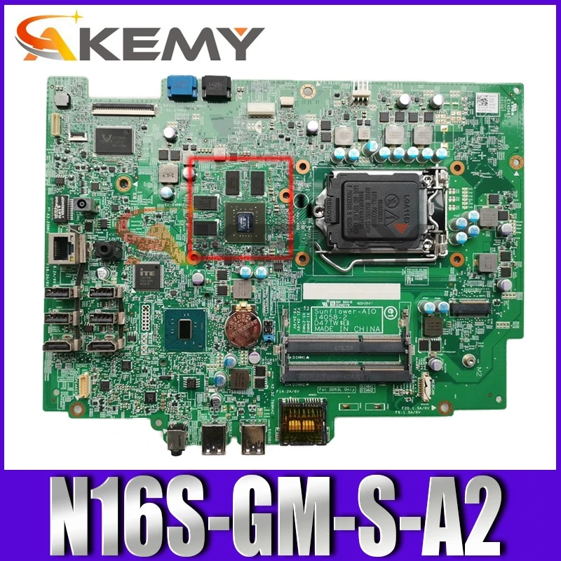 

Original Laptop Motherboard For DELL Inspiron 5459 5450 Mainboard CN-0WCWFJ 0WCWFJ 14058-2 SR2CA N16S-GM-S-A2 DDR3 TEST