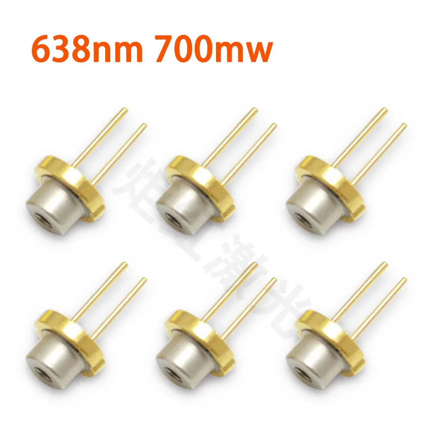 5PCS Sharp GH0637AA2G φ5.6mm Red 635nm 638nm 700mW Laser Diode for RGB Projectors | Освещение