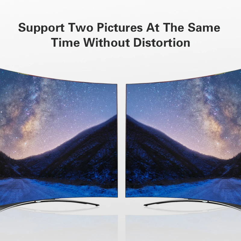 

VGA to HDMI-Compatible Adapter VGA Splitter with 3.5mm Audio Converter Support Dual Display for PC Projector HDTV Multi-port VGA