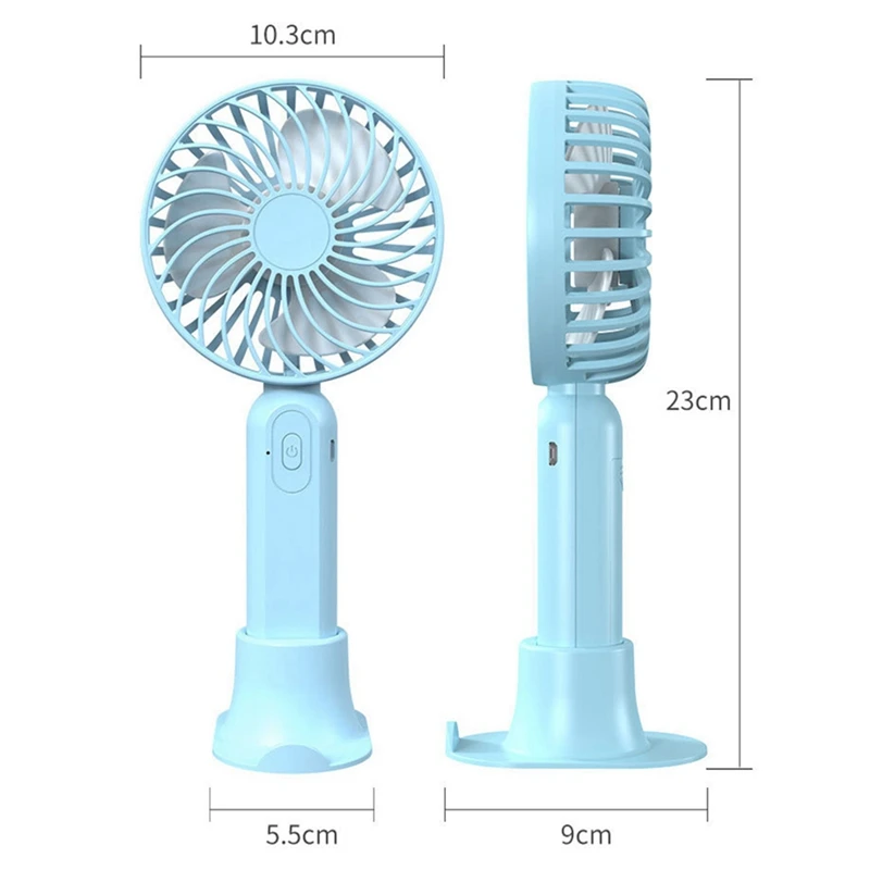 

Summer Cooler Fan Handheld USB Rechargeable Mini Folding Fan Outdoor Home Office Quiet Collapsible Desk Fans