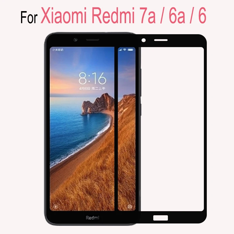 Защитное стекло для Xiaomi Redmi 6 6a 7a 7 a закаленное стекло xiaome xiami remi readme a7 a6 Защитная пленка для экрана Броня листовая пленка