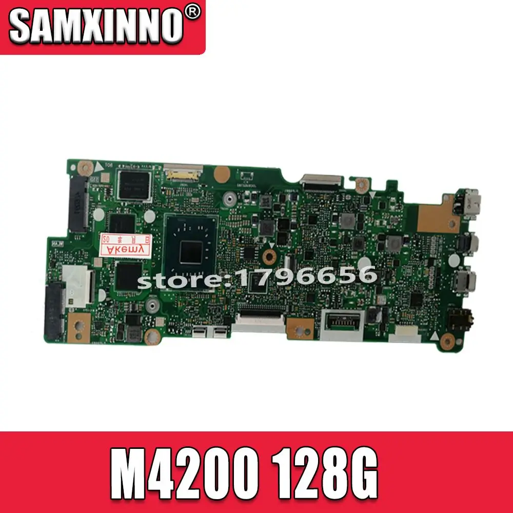 

Для For Asus Vivobook Flip TP401NA TP401N материнская плата N4200 128G SSD 8 Гб RAM