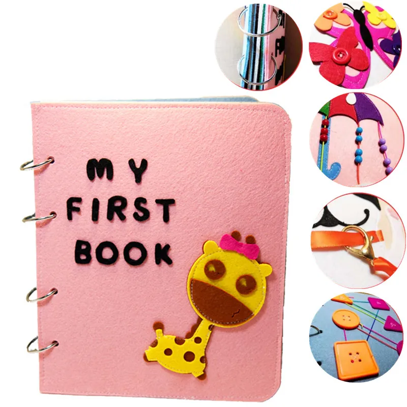 DIY наборы ремесел тихие книги забавная тема дорожного движения книга из ткани