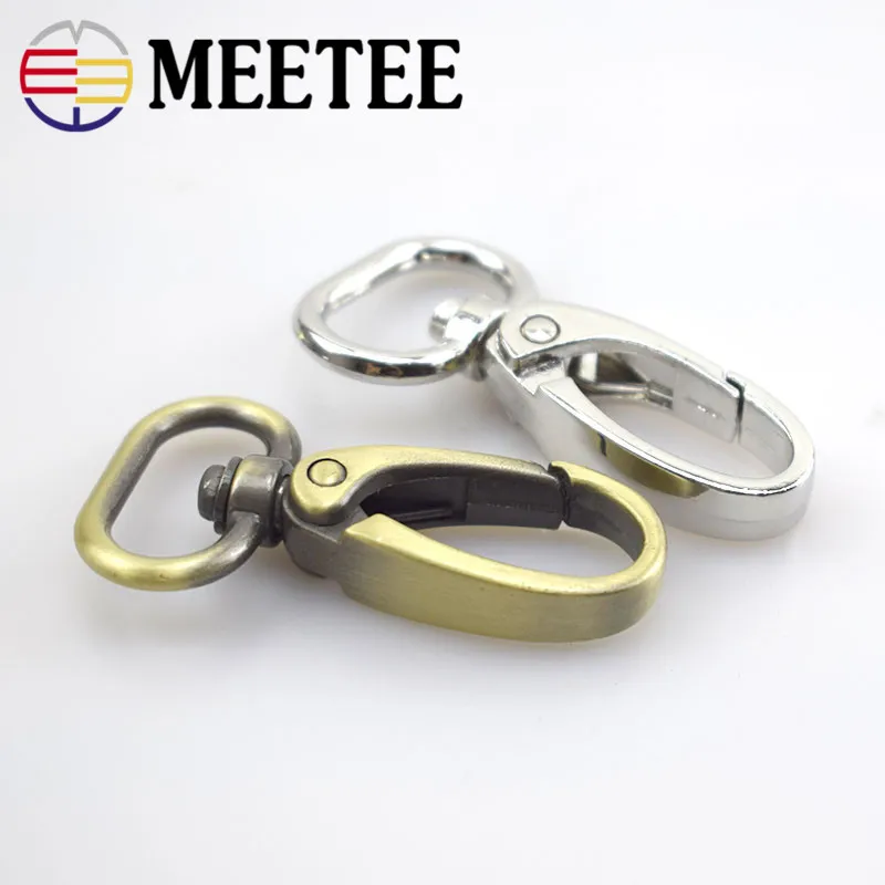 Meetee металлические сумки 19 мм с металлической пряжкой аксессуары для багажа