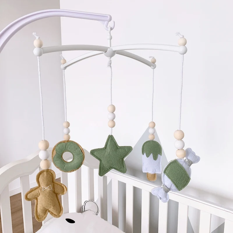 Rattle Toys Children's Room Decoration Baby Bed Sky Baby Room Decoration Accessories Rotating Hanging Toys