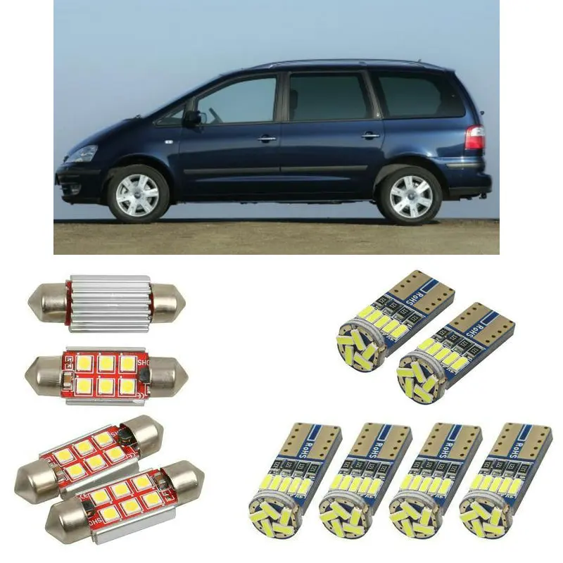Внутренние светодиодные автомобильные фары для Ford galaxy wgr wm wa6 лампы микроавтобуса