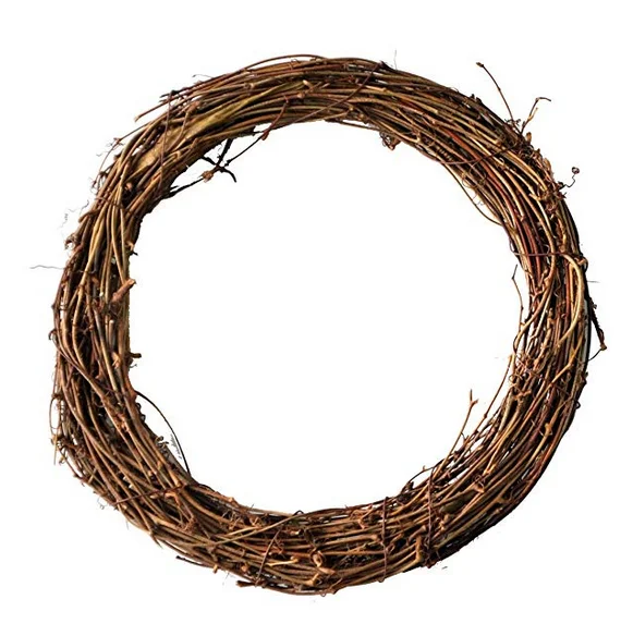 30 см Рождественская искусственная цветочная гирлянда из ротанга ручная работа