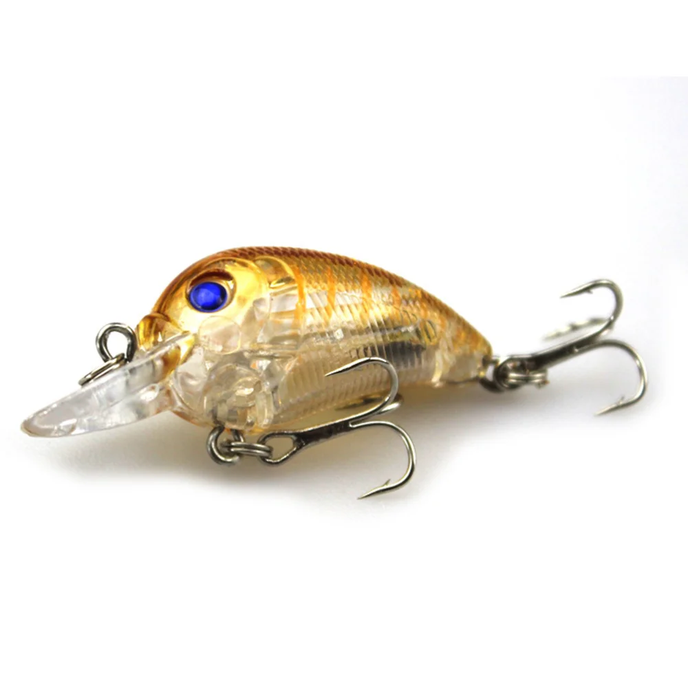 

5pcs 4.5cm/4.1g Fat Fish Artificial Lures Hook Fishing Accessories (Random Color)