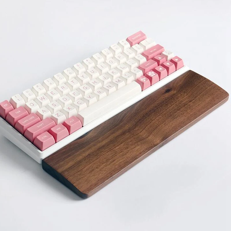 Грецкий орех деревянная механическая клавиатура подставка для запястья рук