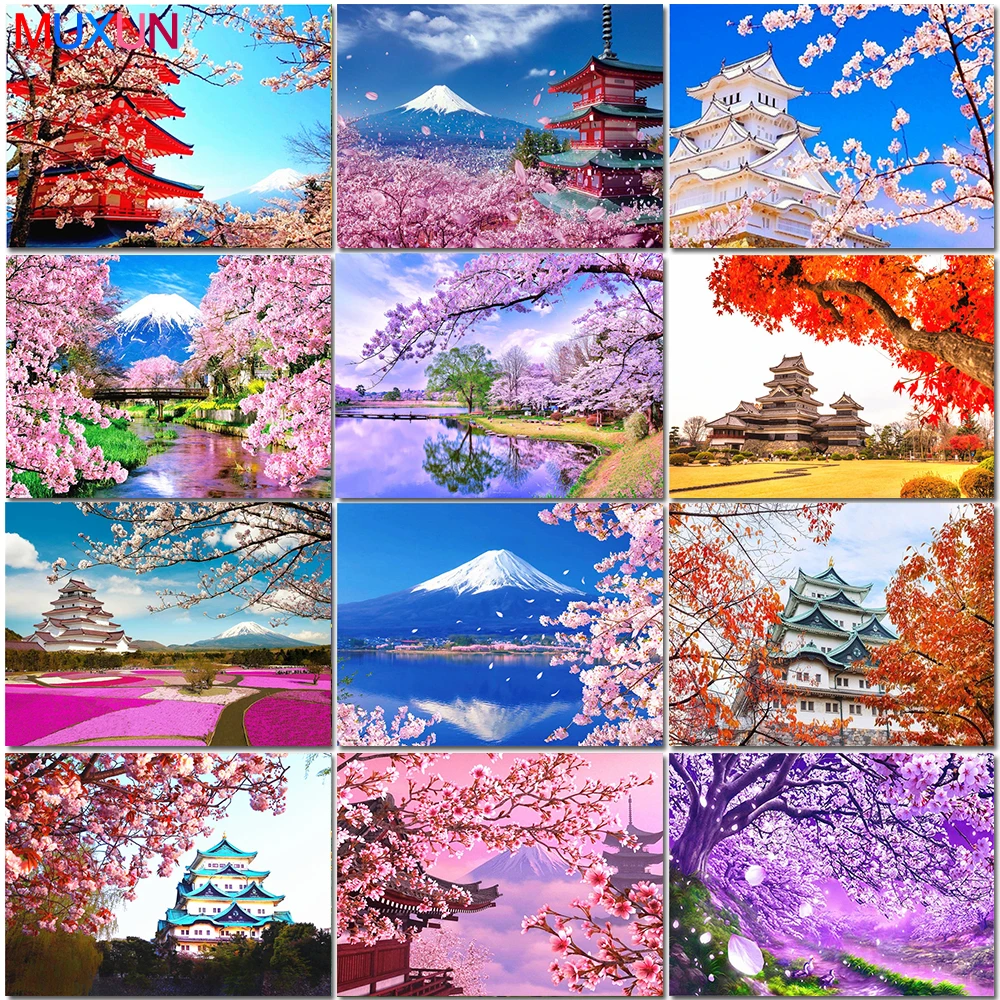 Алмазная живопись полный квадратный пейзаж искусство подарок алмазная вышивка