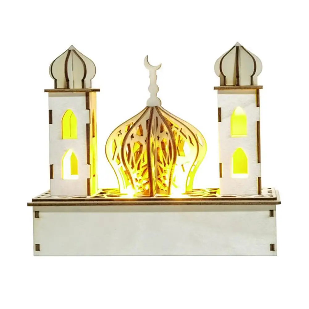 Рамадан ИД Мубарак деревянные украшения мусульманский ислам орнамент с