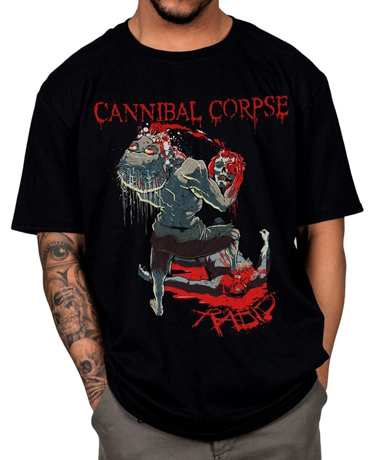 Футболка Cannibal Corpse Rabid Мужская футболка Tomb of the utilated|Мужские футболки| |