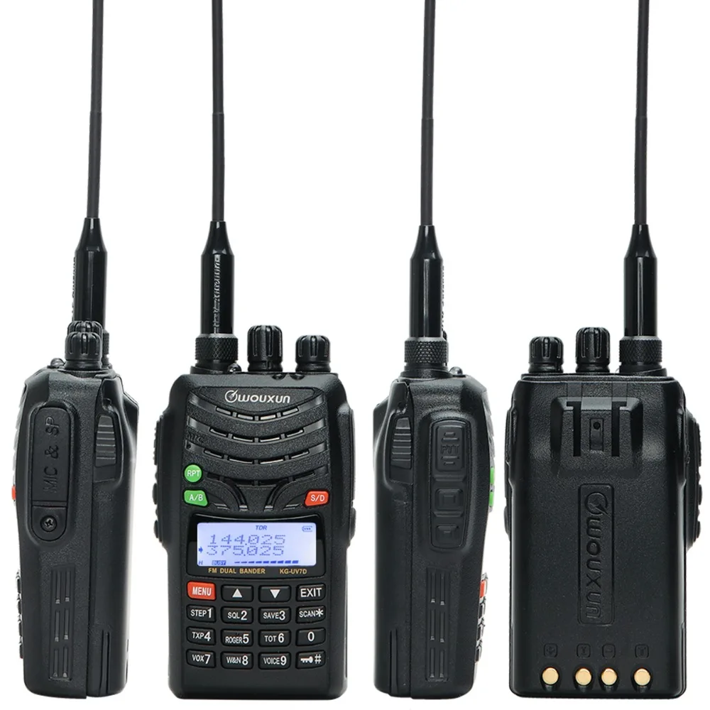 WOUXUN KG-UV7D 136-174/375-512mhz 7W высокомощный любительский переносной любительский радиоприёмник рация обновление KG-UVD1P KG-UV6D