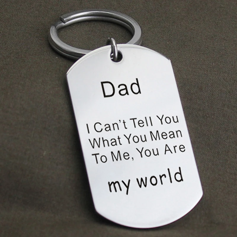 Папа подарки для папы ручной работы с брелком от дочь отец подарок на день