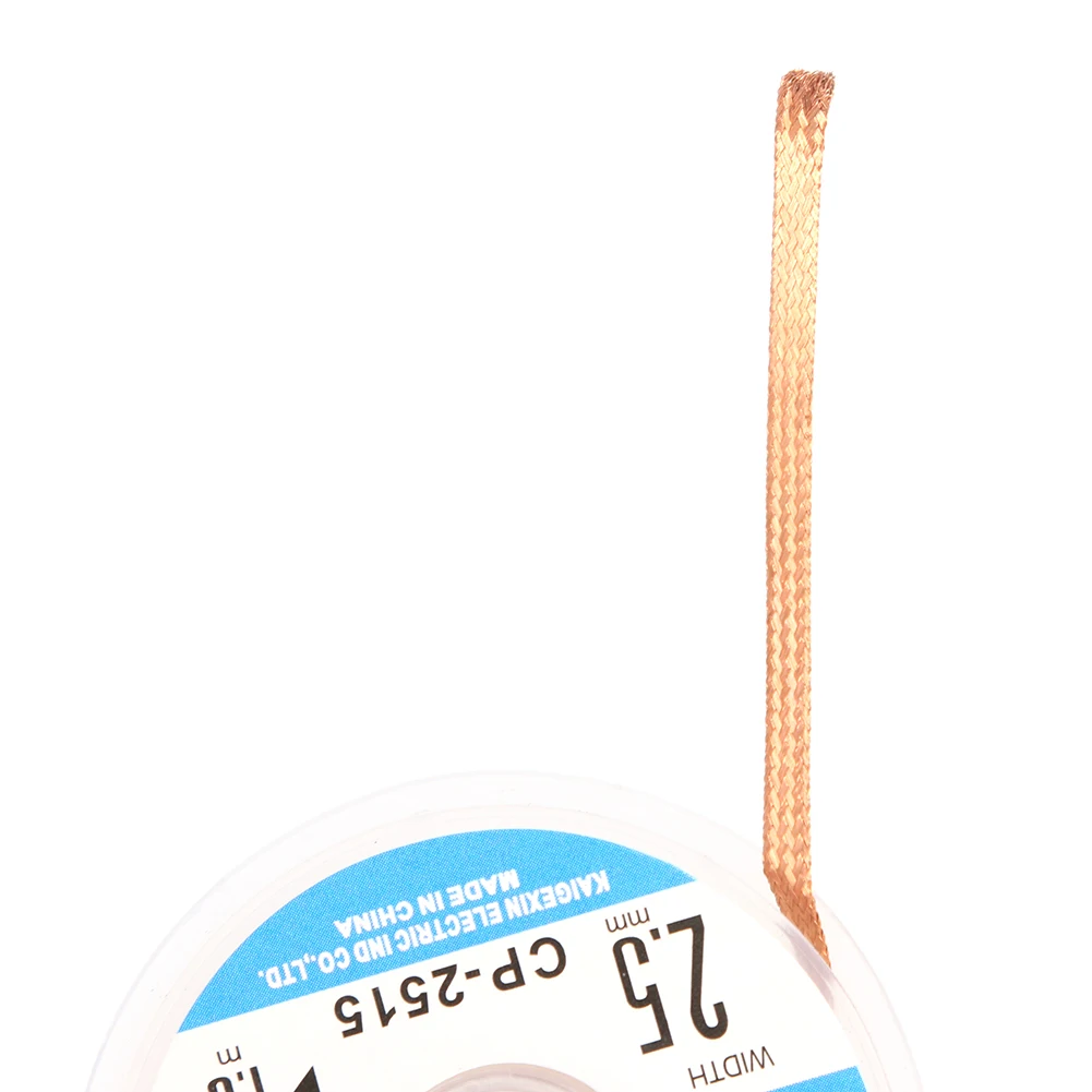 

1.5mm 2mm 2.5mm 3mm 3.5mm Width 1.5M Length Desoldering Braid Welding Solder Remover Wick Wire Lead Cord Flux BGA Repair Tool