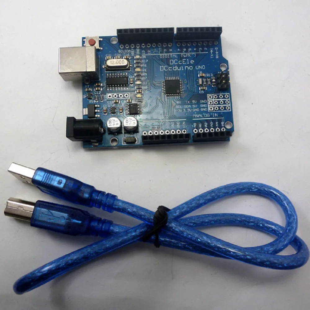 DCcduino UNO R3 ATMEL AVR MCU макетная плата Ch340G ATmega328 ATmega328P для Arduino совместимый|board hdmi|board