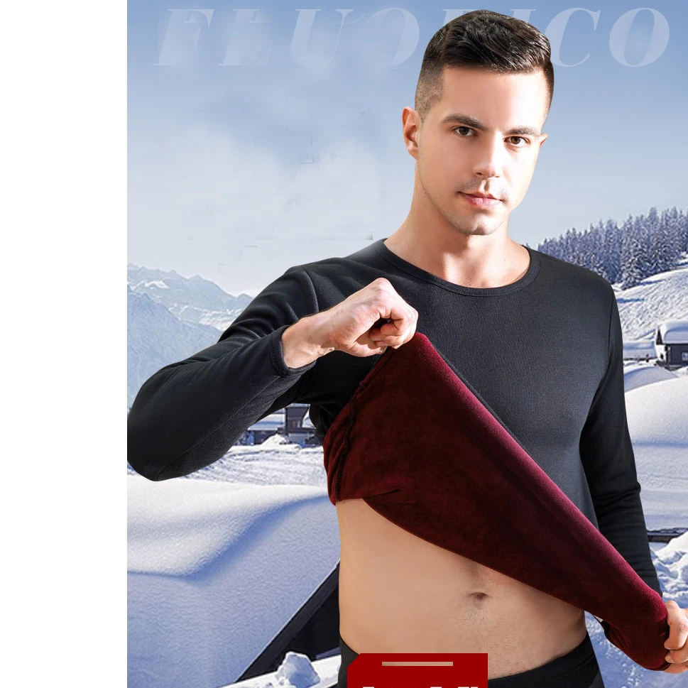 2 шт./компл. Long Johns Для мужчин зимняя женская обувь Термальность костюм Новые Теплые Термальность зимнее нижнее белье, одежда для сна длинная рубашка Off White