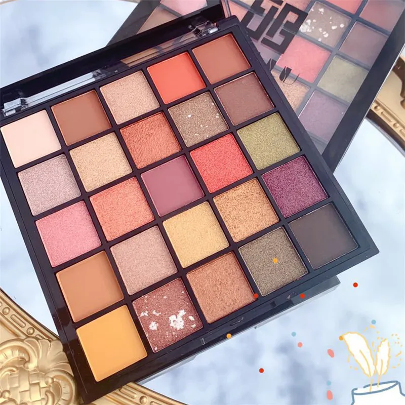 Тени для век стойкие блестящие жемчужные матовые 25 цветов |