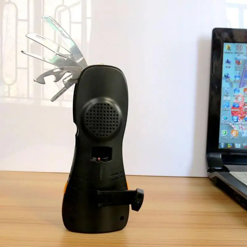 

Outdoor Super Bright Home Portable Long-range Hand Glare Flashlight Camping Multi-function FM Radio Mobile Emergency Flashlight