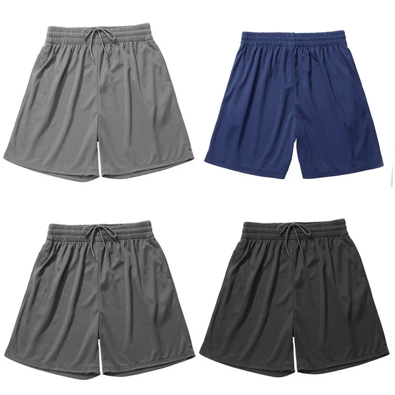 

Summer Sports Short Men Five Pants Loose Solid Color Thin-Section Pants Packet With String To Tie