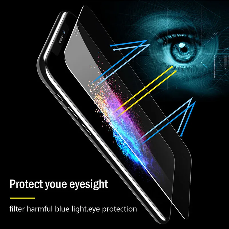 

1-3Pcs Full Cover Glass for IPhone 12 X XS Max XR Tempered Vitreous IPhone7 8 6 6s Plus 5 5S SE 2020 11 Pro Screen Protector