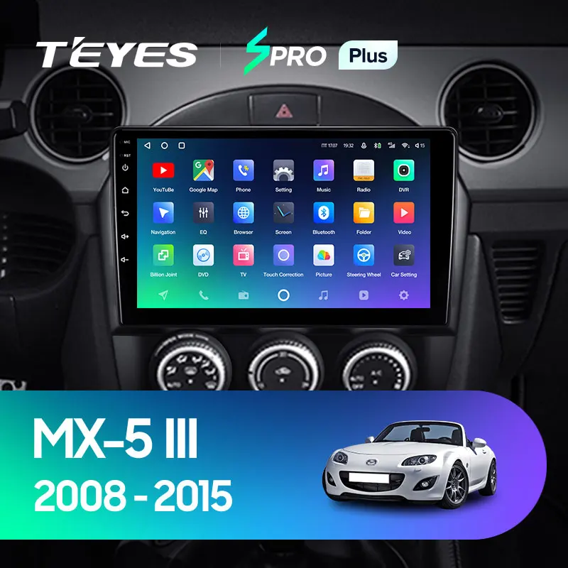 TEYES SPRO Plus Штатная магнитола For Мазда МХ5 3 NC рестайлинг Mazda MX-5 III 2008 - 2015 Android 10 до