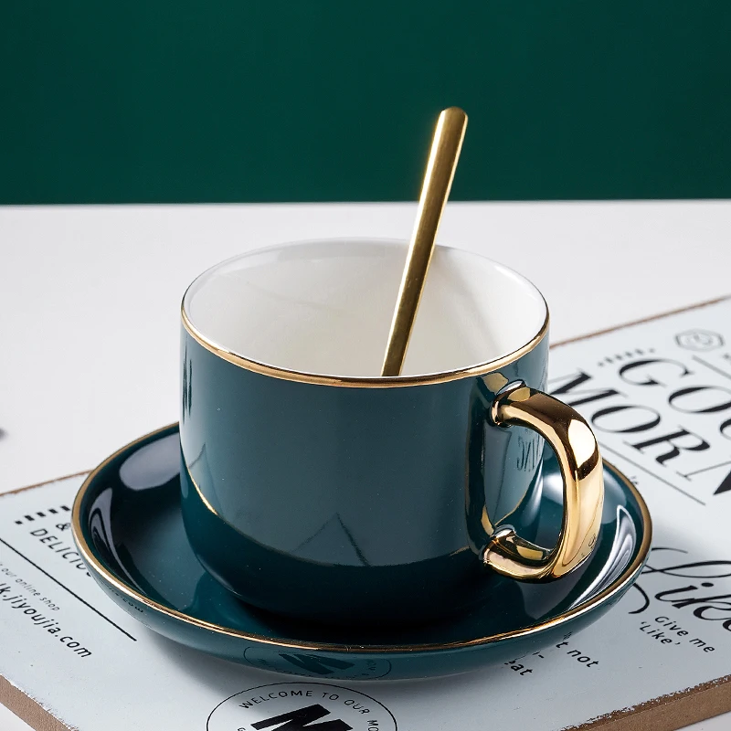 

Ceramic Coffee Cup Set Home European Luxury INS Coffee Cup Small Exquisite Afternoon Cup