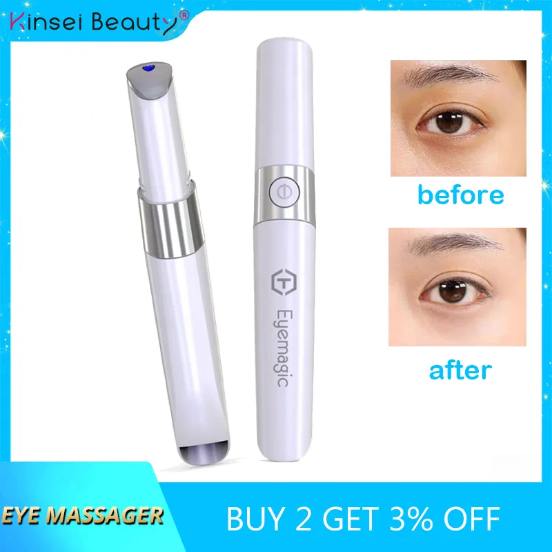 Nanotime Eyemagic beauty, ручка против морщин, мини устройство для массажа глаз, электрическая вибрация лица, волшебная палочка для ухода за кожей, инструмент для красоты