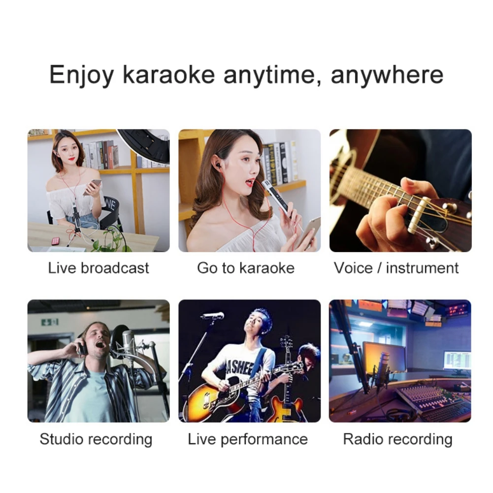 

Newest Computer Game Conference Video K Song Desktop USB Microphone Recording Base Live