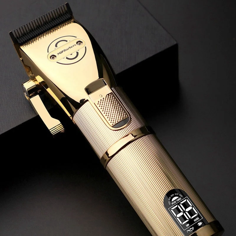 

Golden Metal Barber Shop Hairdresser Hair Clipper Hair Clipper Cordless Electric Clipper Hair Clipper