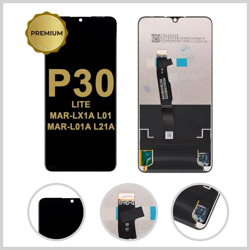 

LCD Display Screen Touch Screen With Frame Digitizer Repair Assembly With Tool Set Suitable For Huawei P30Lite