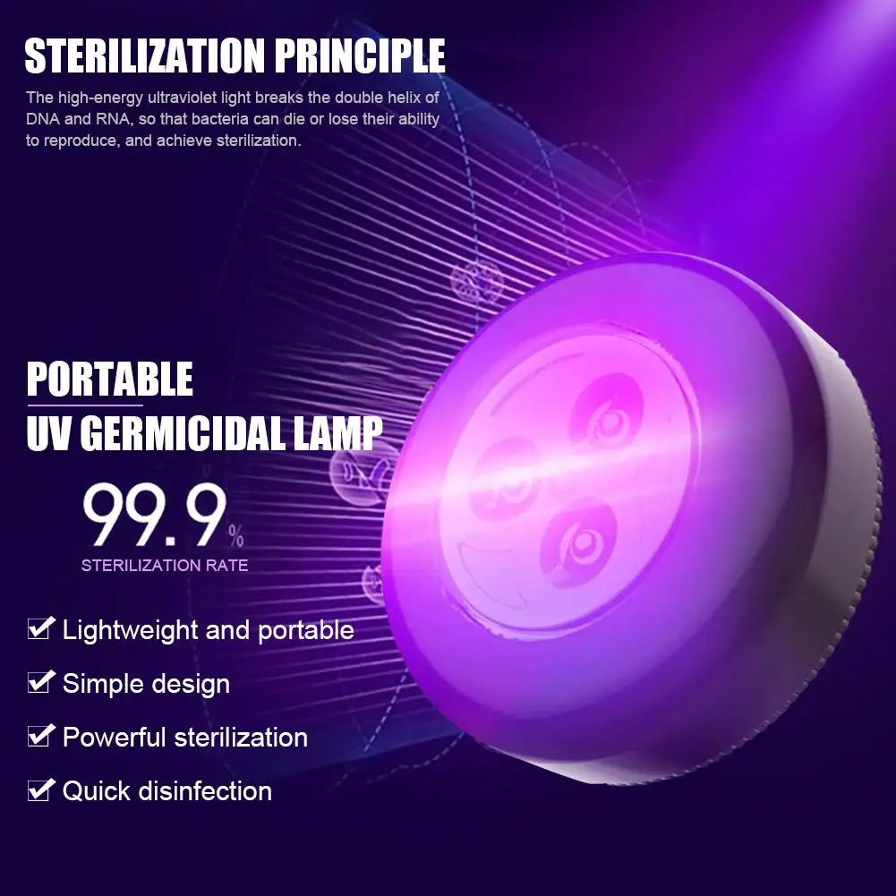 Portable LED ultraviolet lamp sterilization household kitchen UVC cabinet | Лампы и освещение