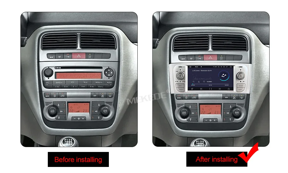 MEKEDE PX5 6,1 дюймов HD цифровой автомобильный стерео gps Android 9,0 для Fiat Grande Punto 199/310 2005-2009 Linea 323 2007-2011 YHTPD3L