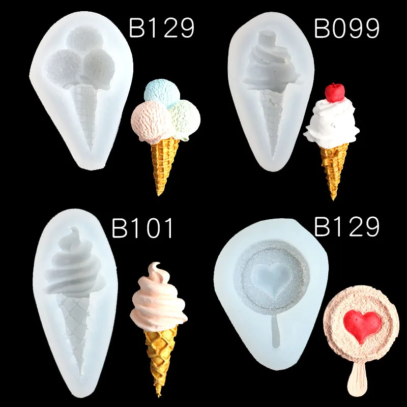 Мороженое искусственное мыло силиконовая смола искусственные инструменты для