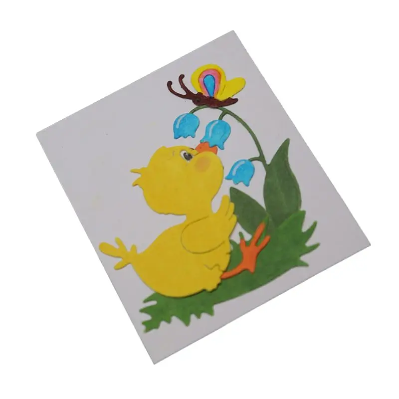 2020 новые милые утки для резки металла Трафарет DIY Скрапбукинг альбом печать