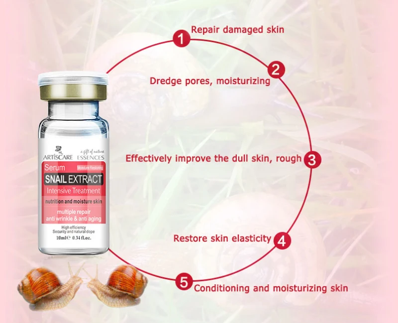 8 шт Сыворотки для отбеливания лица против морщин Гиалуроновая Кислота Витамин C