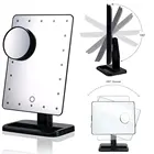 Умный заливки 20 светодиодный светильник косметическое зеркало дюймов настенное крепление Экран затемнения Беспроводной зеркало для макияжа с 10X увеличительное зеркало заднего вида