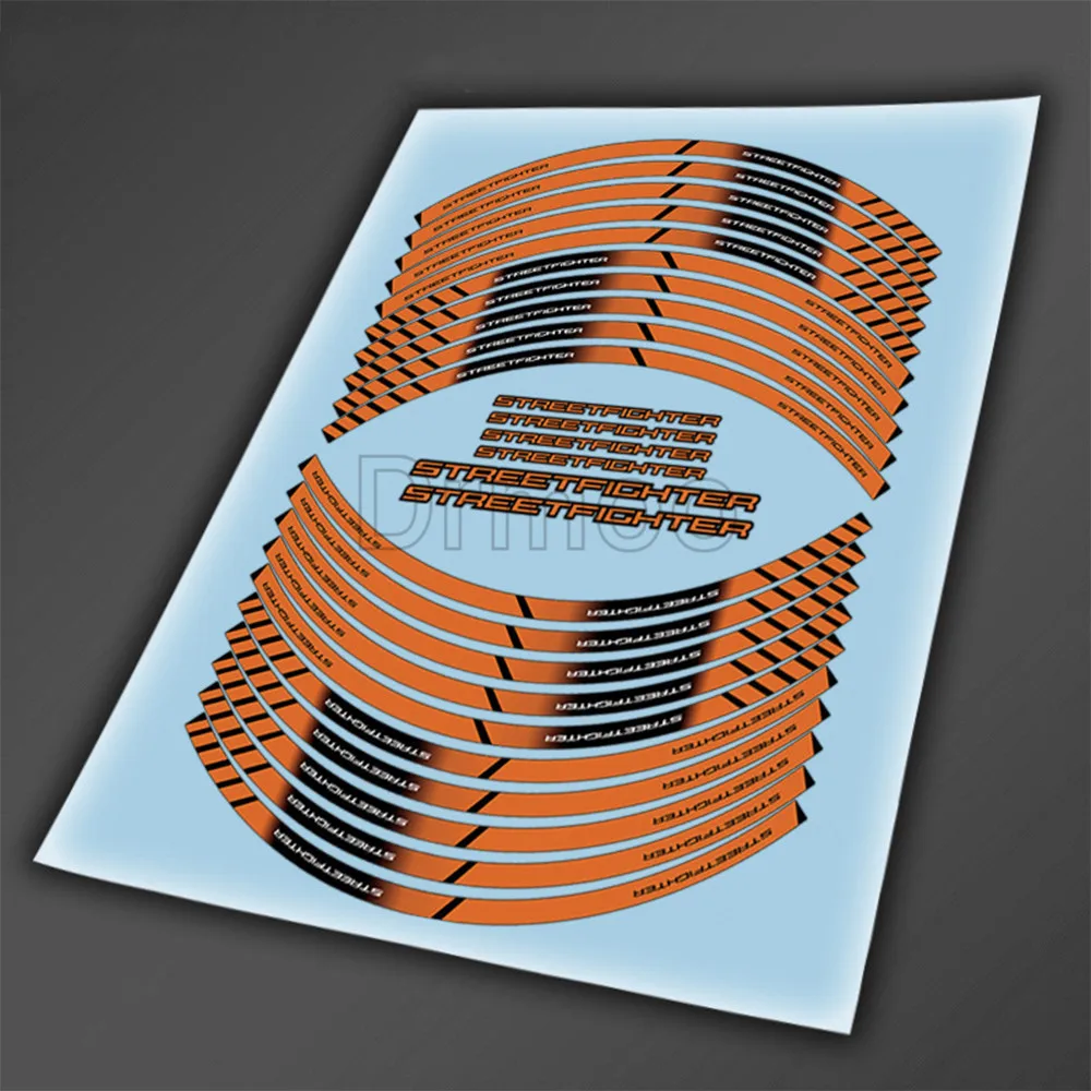 

Motorcycle Auto Wheel Sticker Reflective Rim Stripe Tape Motorbike Decal Styling Stickers For Ducati Streetfighter 848