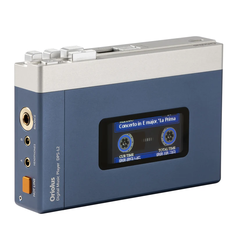 Ориолус DPS-L2 HiFi музыкальный плеер ES9038 Pro Классический дизайн Современные функции Двусторонний Bluetooth 3,5 мм + 3,5 мм + 4,4 мм выход.