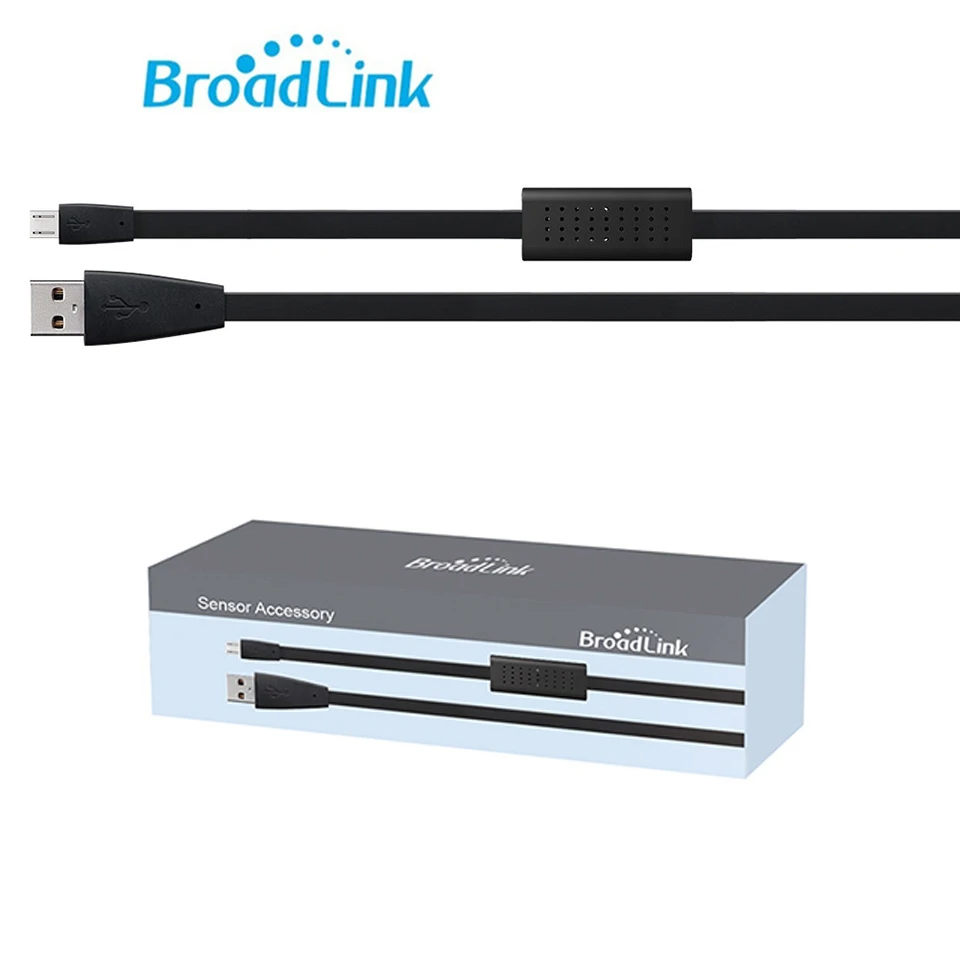 Broadlink Новинка 2020 USB порт датчик температуры и влажности аксессуар HTS2 работает с RM4