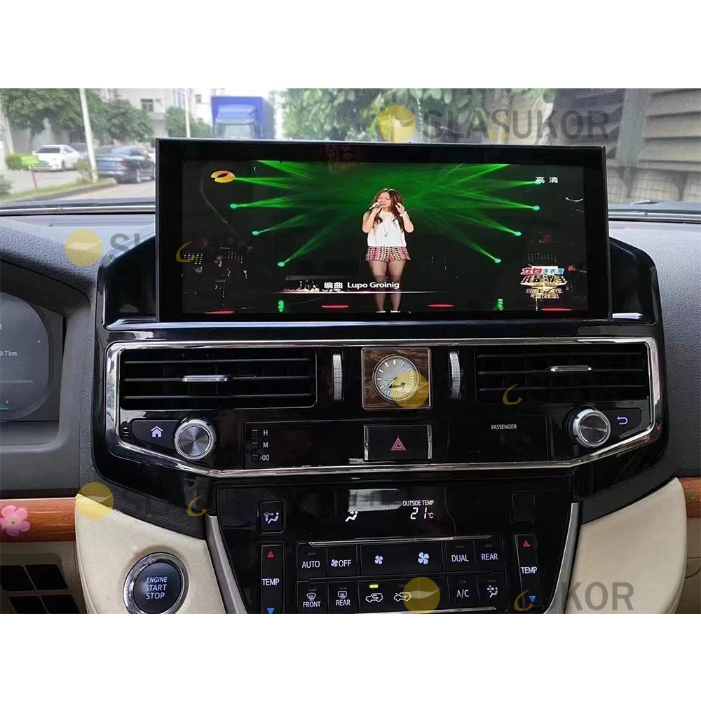 Автомагнитола 2 Din на Android 10 12 3 дюйма GPS-навигация для TOYOTA LAND CRUISER 200 LC200 2016-2020