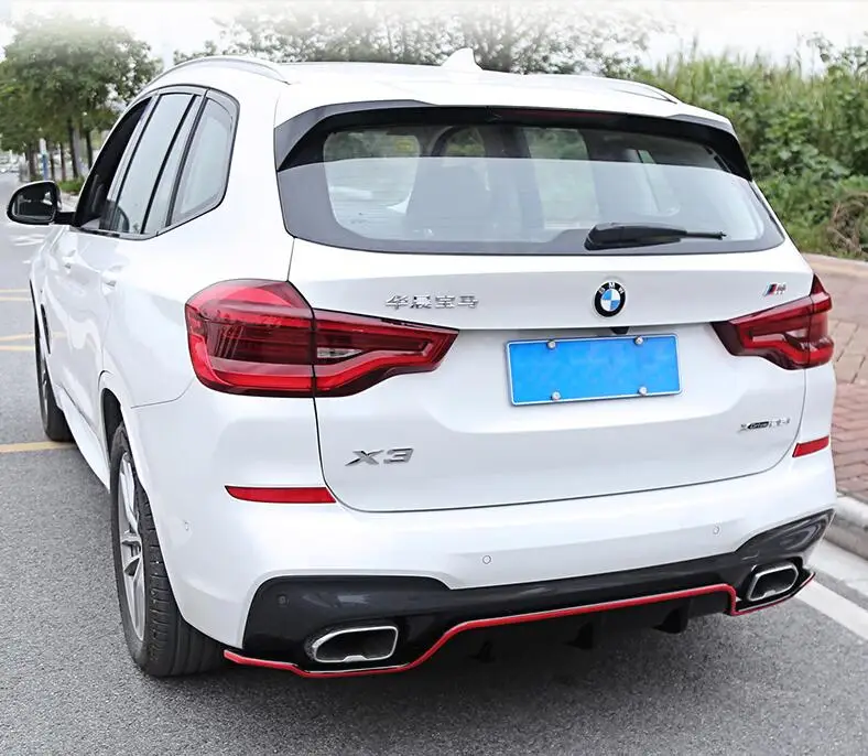 Задний спойлер для BMW X3 2018-2020 G01HS BAKC ABS задний бампер диффузор | Автомобили и