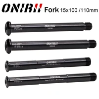 onirii mtb bicycle fork qr15x100 qr15x110mm thru axle lever accessories for rockshox fox qr15 15100 15110mm boost new