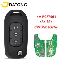 datong wrold car remote key for renault kadjar captur megane 3 symbol 2013 2017 cwtwb1g767 434 fsk 4a pcf7961 original smart key