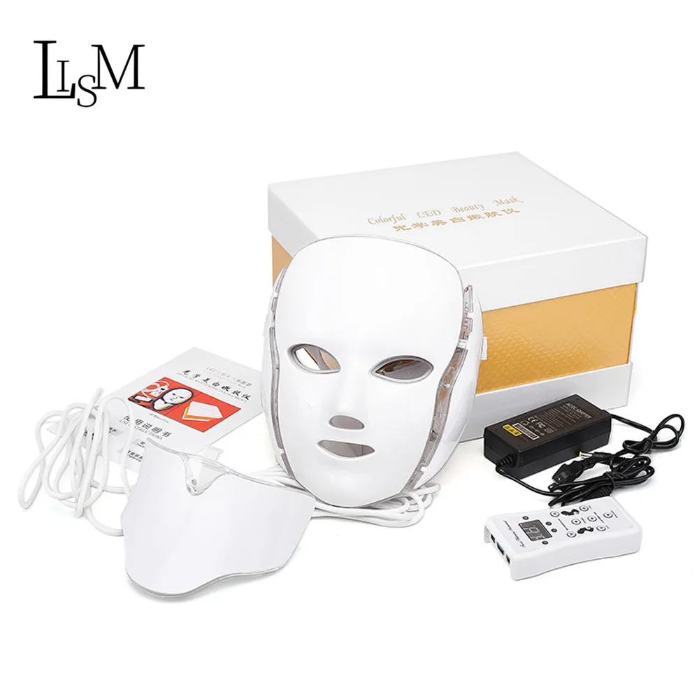 Fototerapia Led фотон омолаживающая маска для кожи тушь лица акне спектрометр