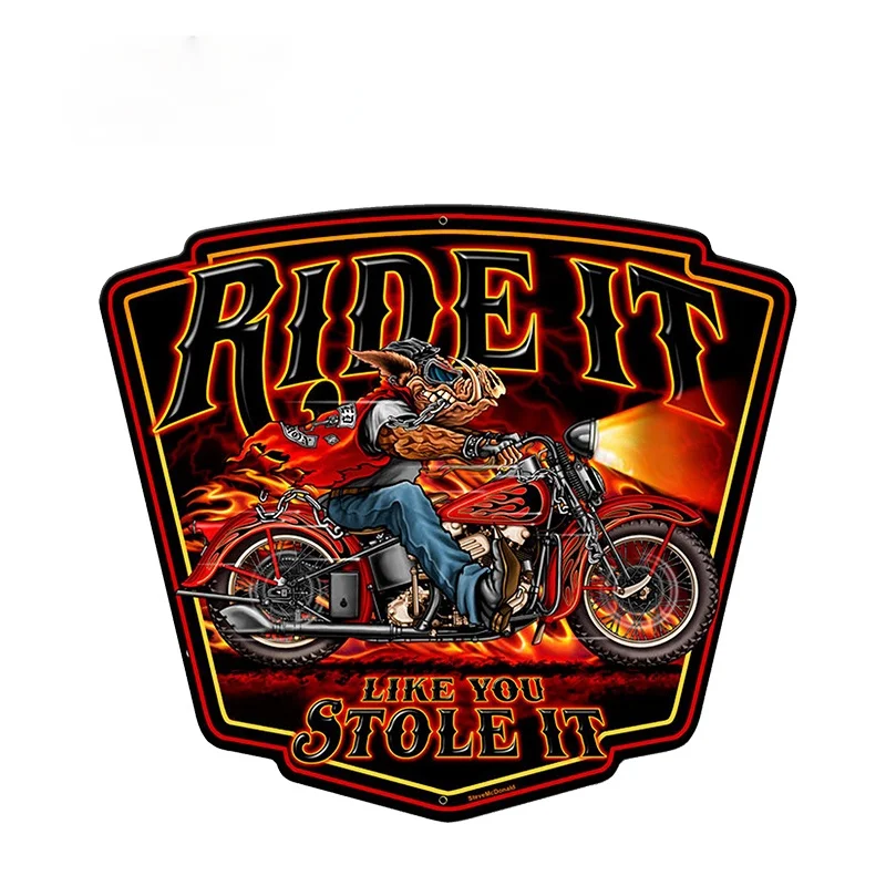 

Ride It Cool Sign JDM Car Sticker Windshield Bumper Motorcycle Helmet Decal High Quality KK Vinyl Cover Scratches Waterproof PVC