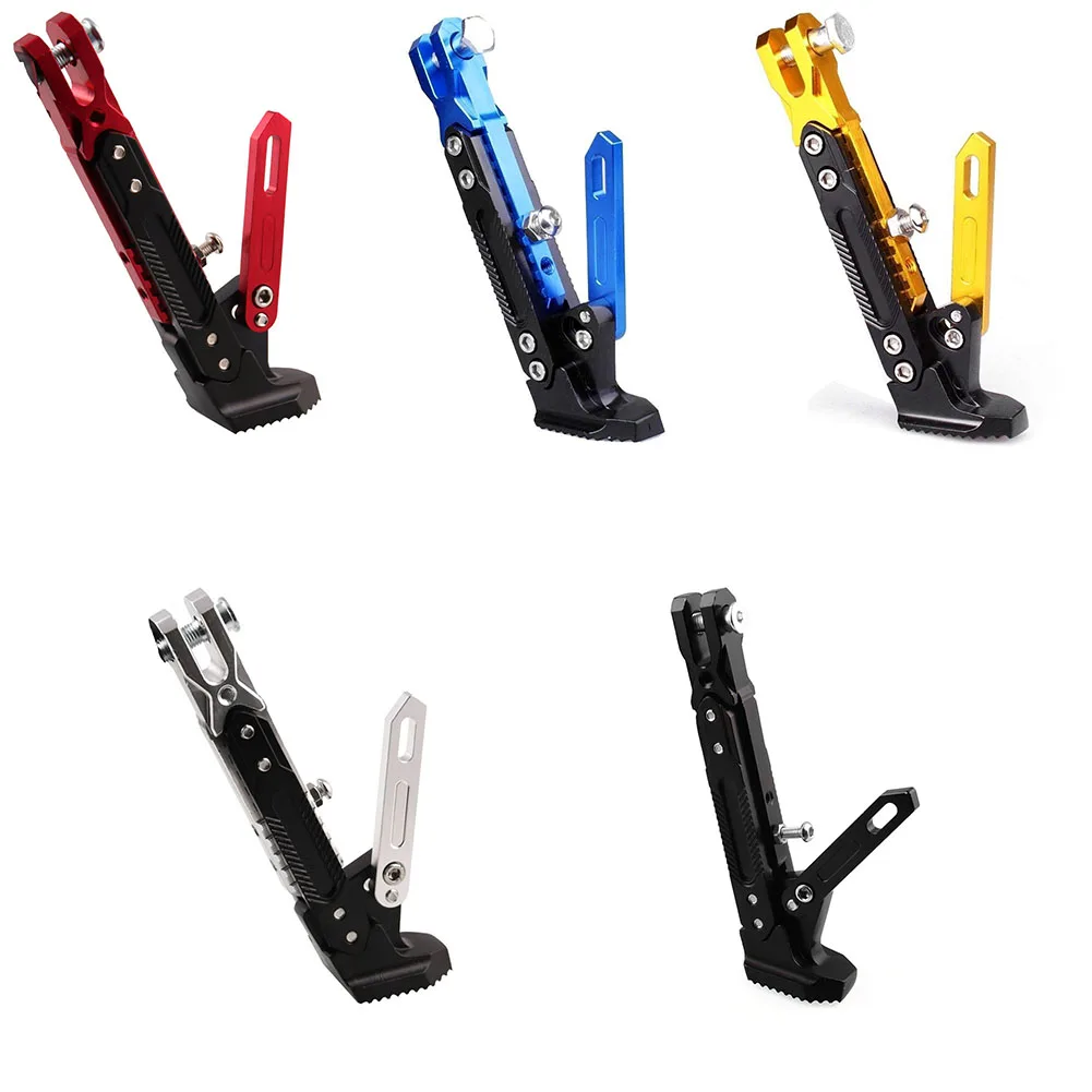 Мотоцикл Kickstand Регулируемая ножная Боковая поддержка стояночный столик для зарядное устройство для электрического мотоцикла универсальный